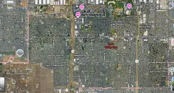 Tourist map of downtown West Valley City, Utah