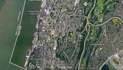 Street map of Yonkers, New York with points of interest